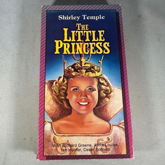 Shirley Temple The Little Princess VHS 1988 Troy Gold Edition Drama 91 Min - Picture 1 of 4